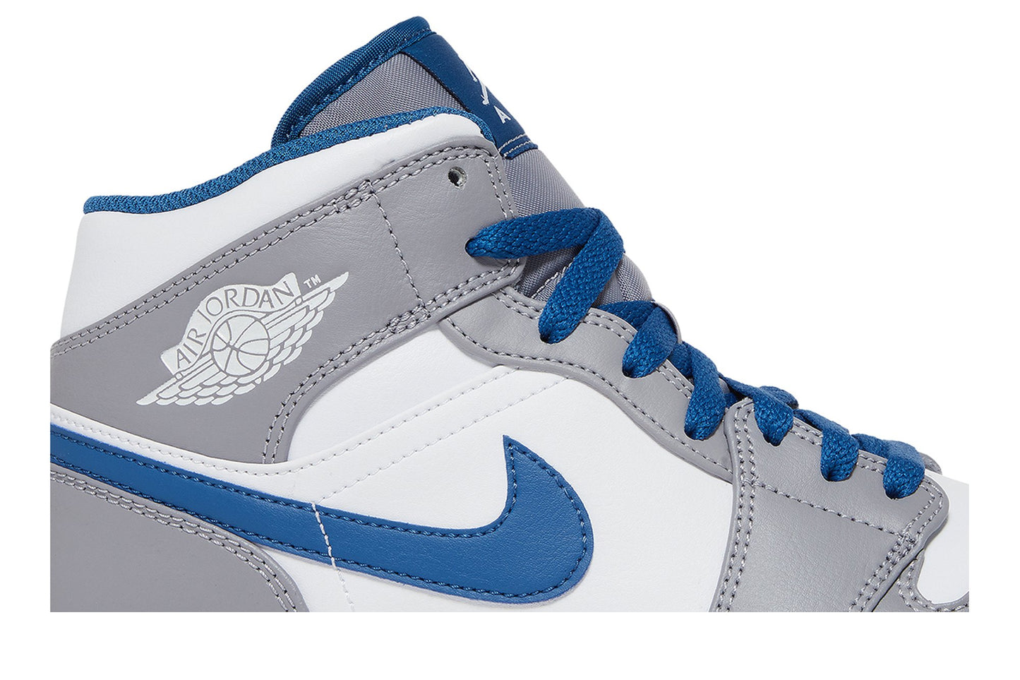 Air Jordan 1 Mid 'Cement True Blue'