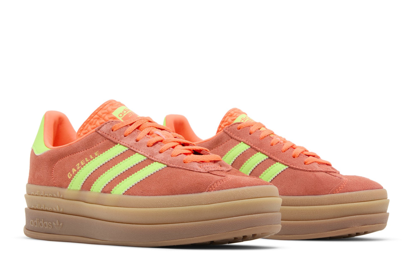 Wmns Gazelle Bold 'Solar Orange Green'