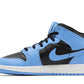 Air Jordan 1 Mid GS 'University Blue Black'