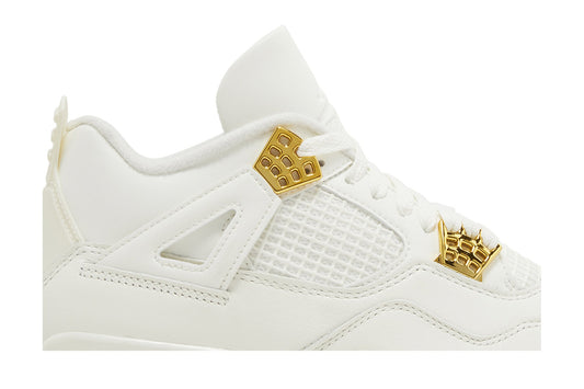 Wmns Air Jordan 4 Retro 'Metallic Gold'