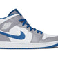 Air Jordan 1 Mid 'Cement True Blue'