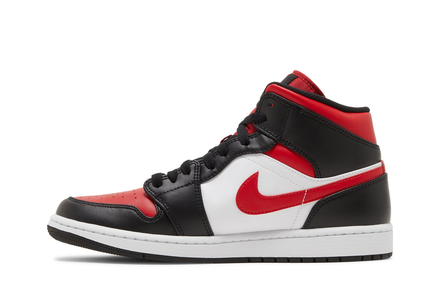 Air Jordan 1 Mid 'Bred Toe'