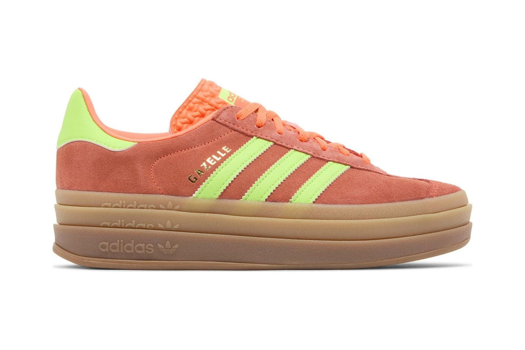 Wmns Gazelle Bold 'Solar Orange Green'